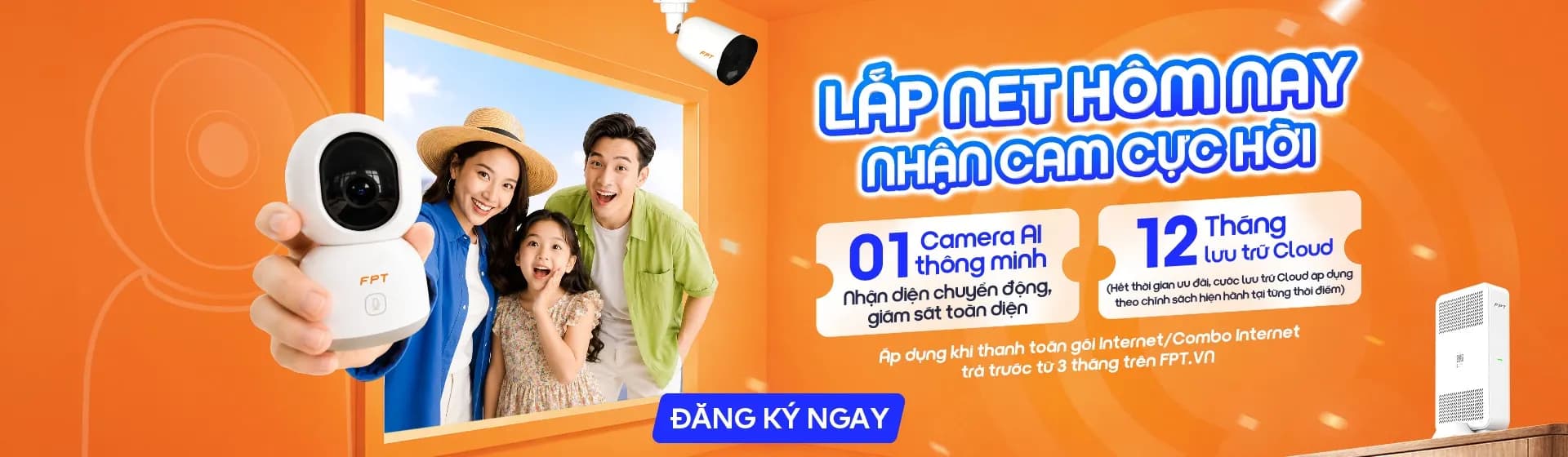 Lắp mạng FPT phường Ba Đình, Hà Nội - Nhận ưu đãi Camera & Cloud