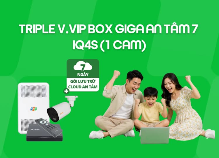 Triple V.VIP Box Giga An Tâm 7 - IQ4S( 1 Cam)