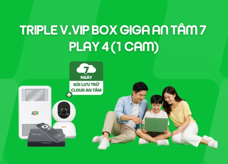 Triple V.VIP Box Giga An Tâm 7 - Play 4 (1 Cam)