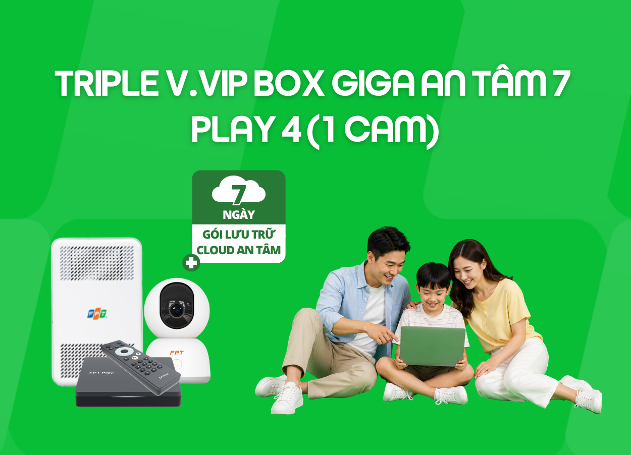 Triple V.VIP Box Giga An Tâm 7 - Play 4 (1 Cam)